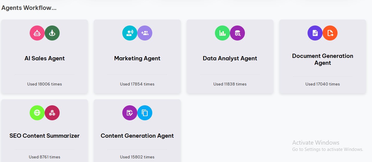 screenshot of AI Agent for Sales
